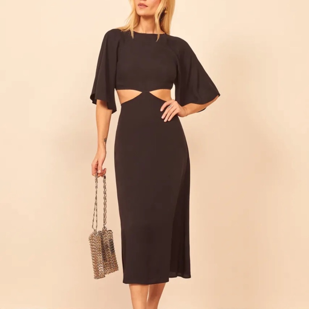 Reformation Benny Dress black size 0